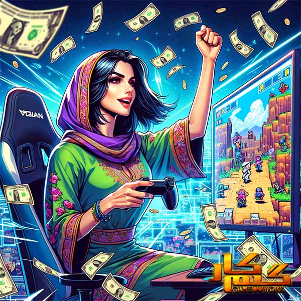 کسب درآمد از بازی Pixels